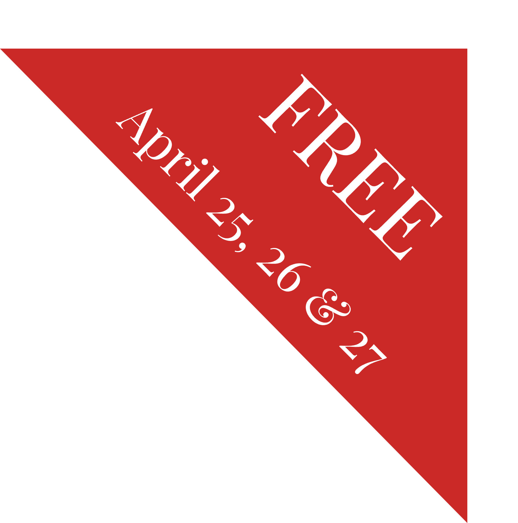 Free April 25-27 Series red right angle